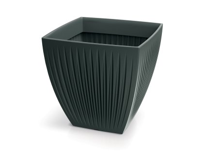 Květináč LATIA SQUARE MIDL 40 cm, antracit