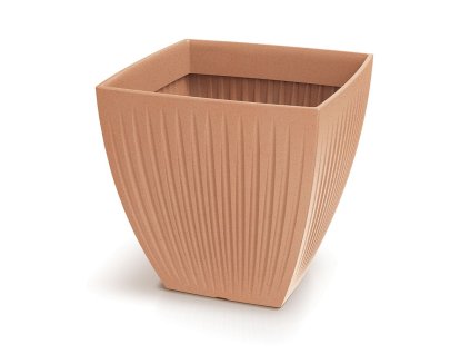 Květináč LATIA SQUARE MIDL 60 cm, terakota