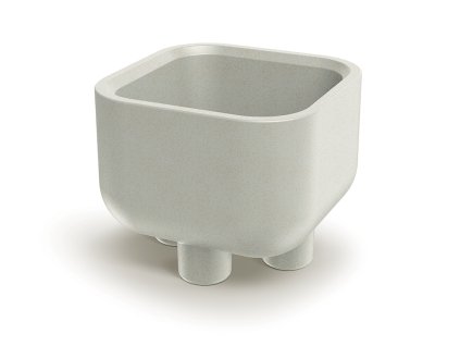 Květináč s nožičkami MOLTA SQUARE 48 cm, písková