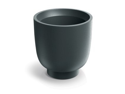 Květináč VIVO ROUND MIDL 40 cm, grafit