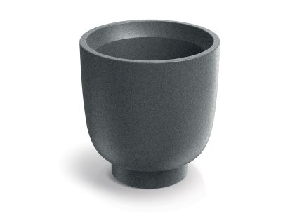 Květináč VIVO ROUND MIDL 40 cm, světlý granit