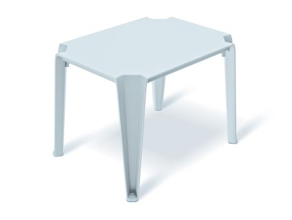 Konferenční stůl LOTTIE 79 x 59 x 57 cm, světle šedá