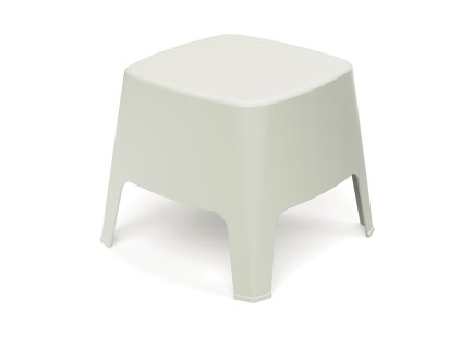 Stolička & odkládací stůl MILANE 49 x 49 x 42 cm, béžová