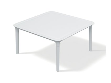 Konferenční čtvercový stůl RIMO 78 x 78 x 41 cm, bílá