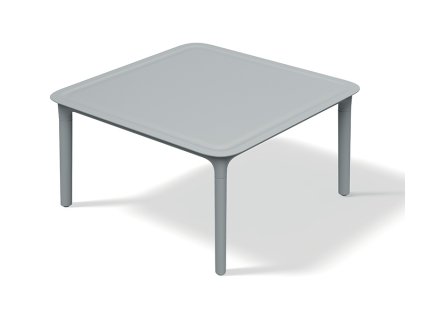 Konferenční čtvercový stůl RIMO 78 x 78 x 41 cm, šedá