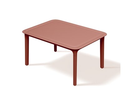 Konferenční obdélníkový stůl RIMO 78 x 58 x 41 cm, pálená cihla