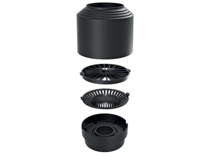 Vnitřní filtr hrubých nečistot dešť. vody pro okapový svod (4 díly)