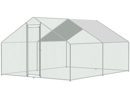 Venkovní výběh Strend Pro pro drůbež, voliéra, klec, se střechou, 3 x 4 x 2 m