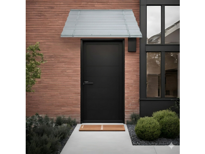 Vchodová stříška LEGI T150, šedá6