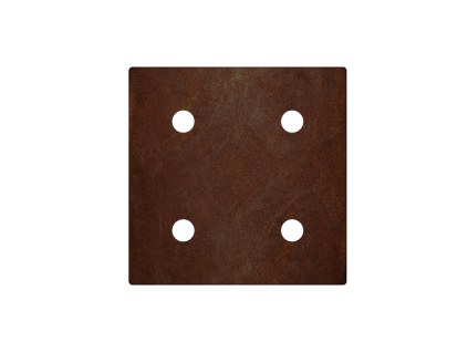 Corgarden MODO SPOJKA ROVNÁ pro zahradní obrubníky 1026 6 x 6 cm Corten