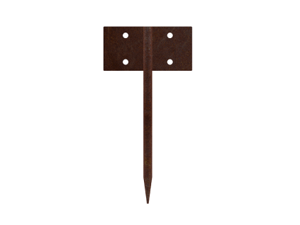 Corgarden URBIS SPOJKA ROVNÁ pro zahradní obrubníky 1032 25 x 10 cm Corten