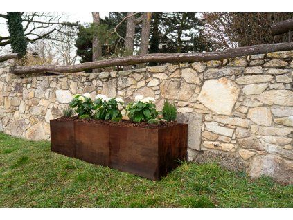 Vyvýšený záhon Corgarden ALTO 1010 69 x 136 x 52 cm Corten