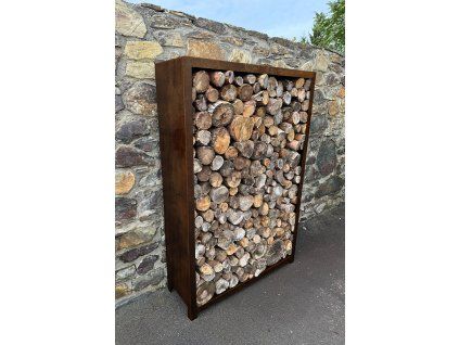 Zahradní dřevník Corgarden STORA 1035 180 x 120 x 40 cm Corten