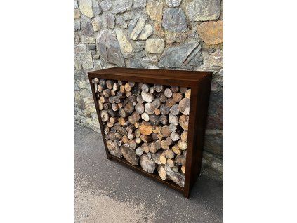 Zahradní dřevník Corgarden STORA 1036 120 x 120 x 40 cm Corten
