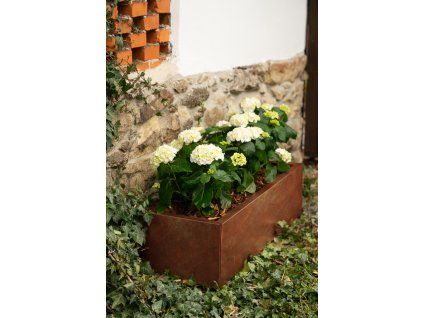 Zahradní květináč Corgarden LINE 1006 40 x 120 x 30 cm Corten