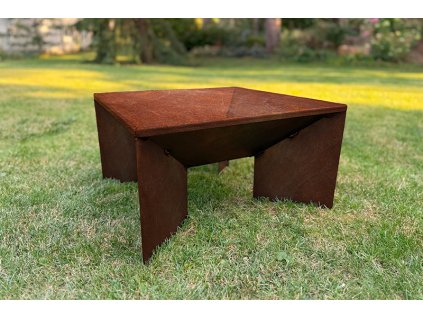 Zahradní ohniště Corgarden FOCUS 1016 50 x 50 x 30 cm Corten