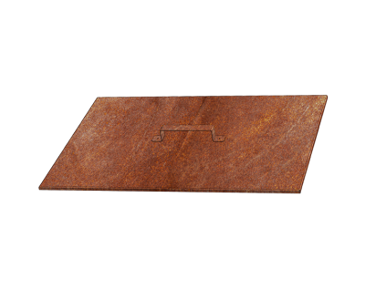 Zahradní ohniště Corgarden VÍKO 1021 70 x 50 x 1 cm Corten