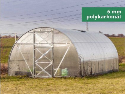 Zahradní skleník Volya LLC TRJOSKA 4 x 3 m, 6 mm  + Sada těsnění