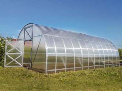 Zahradní skleník Volya LLC 2DUM 4 x 3 m, 4 mm  + Sada těsnění