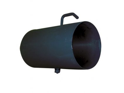 roura kouřová s klap.125 mm/ 250 t.1,5 mm ČER