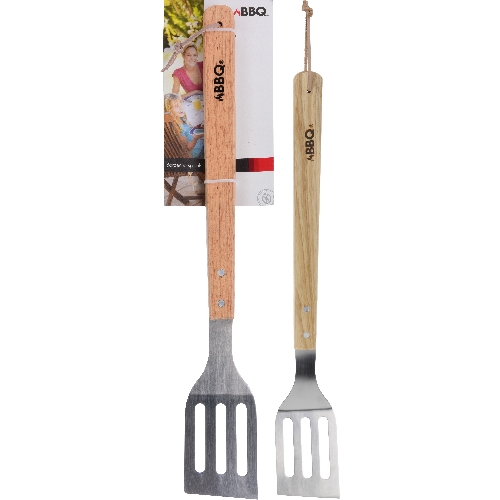 Obracečka grilovací 46cm BBQ nerez, dřev.ruk. MA385166