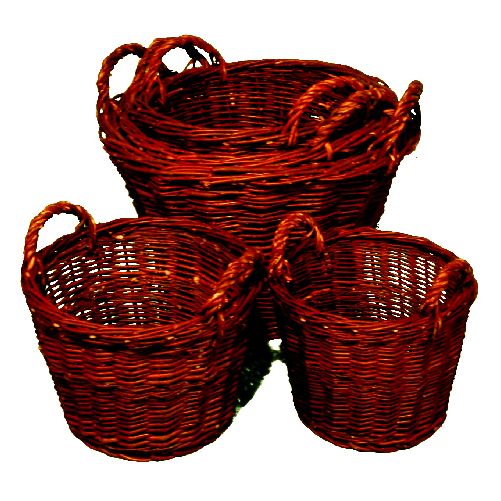 Koš proutěný 60cm, neloupané proutí MA331010