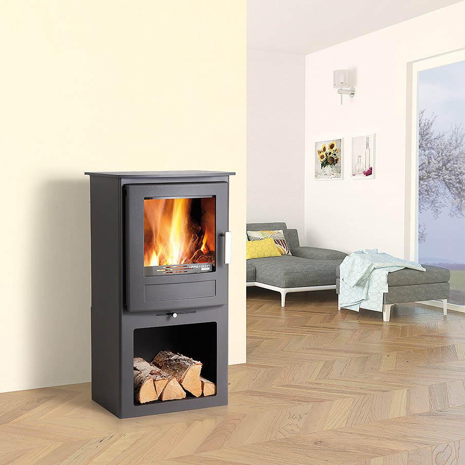 Krbová kamna LEVANGER černá HS0434817600000 - Obrázek 2