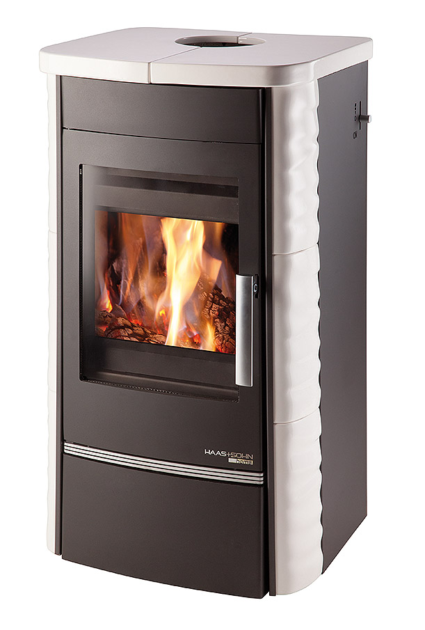 Kachlová kamna ALYTUS černá/bílá kachle HS0435015300000