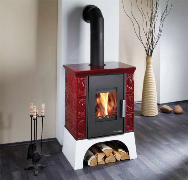 Kamna s výměníkem EMPOLI AL II, BORDEAUX kachle, vychlazovací smyčka HS0332315520000 - Obrázek 4