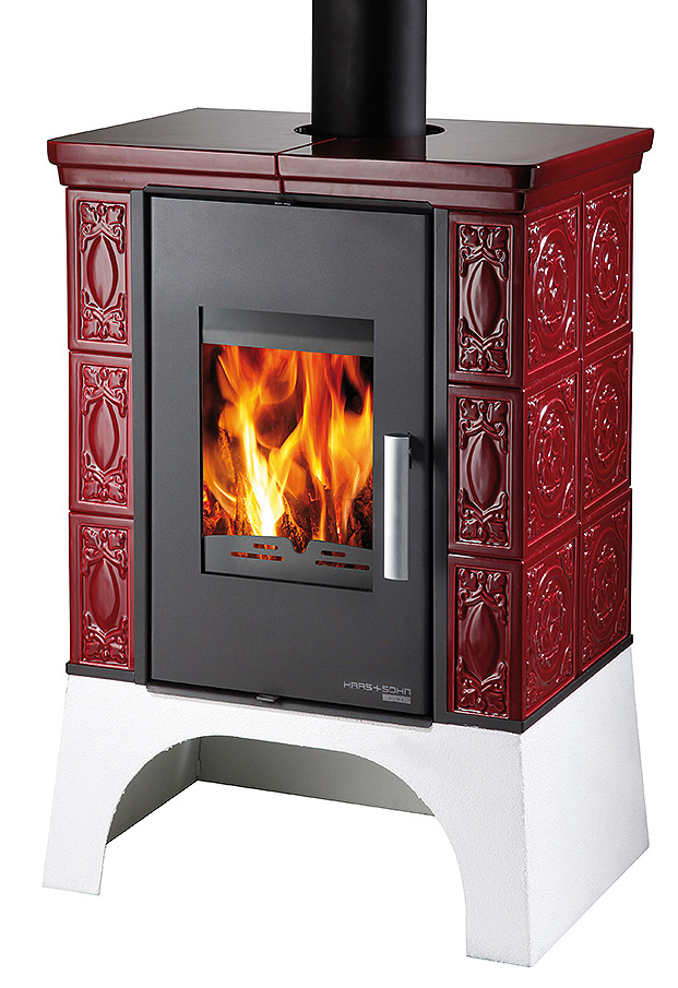 Kamna s výměníkem EMPOLI AL II, BORDEAUX kachle, vychlazovací smyčka HS0332315520000
