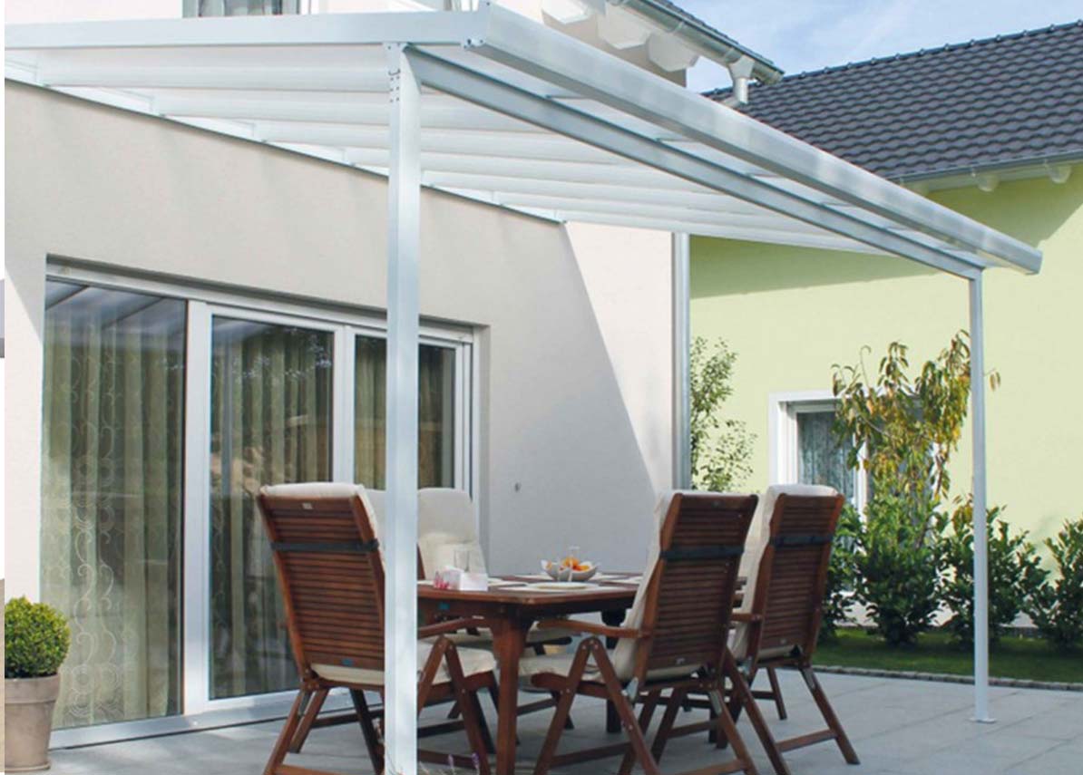 Prodloužení pergoly Terrassendach original 1,20 x 3,06 m – bílá GU4293703