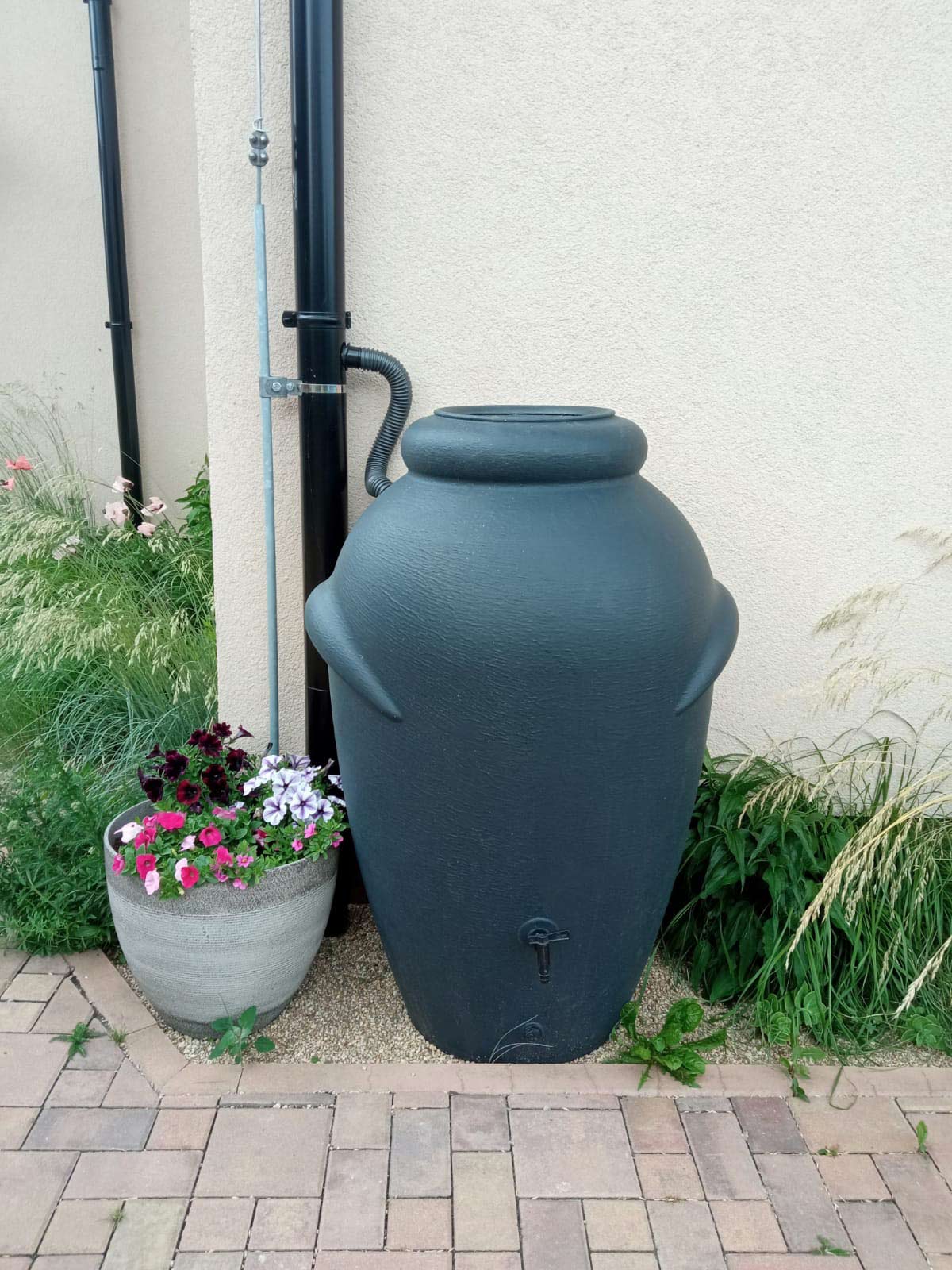 PROSPERPLAST AQUACAN Baby antracit 210 l