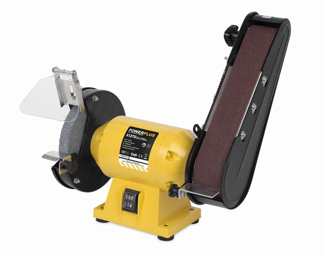Kombinovaná pásová a kotoučová bruska POWERPLUS 240W