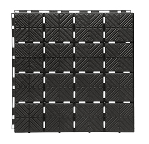 EASY SQUARE zahradní dlaždice 1,5 m2, černá IES40 PRIES40-S411