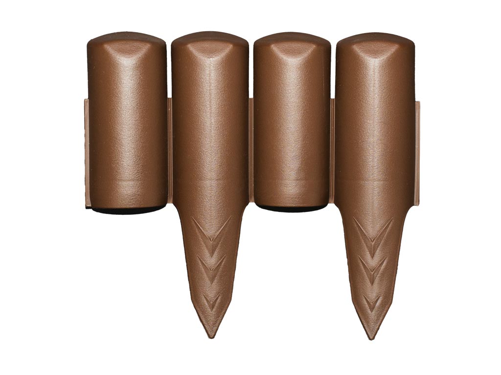 Palisáda zahradní BORDER 2,5 m hnědá, (10 ks) PRIPBO-R222