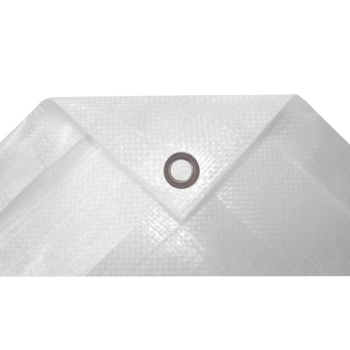 Plachta s oky 4 x 5m TRA/BÍ 140g/m2, kašírovaná MA764056