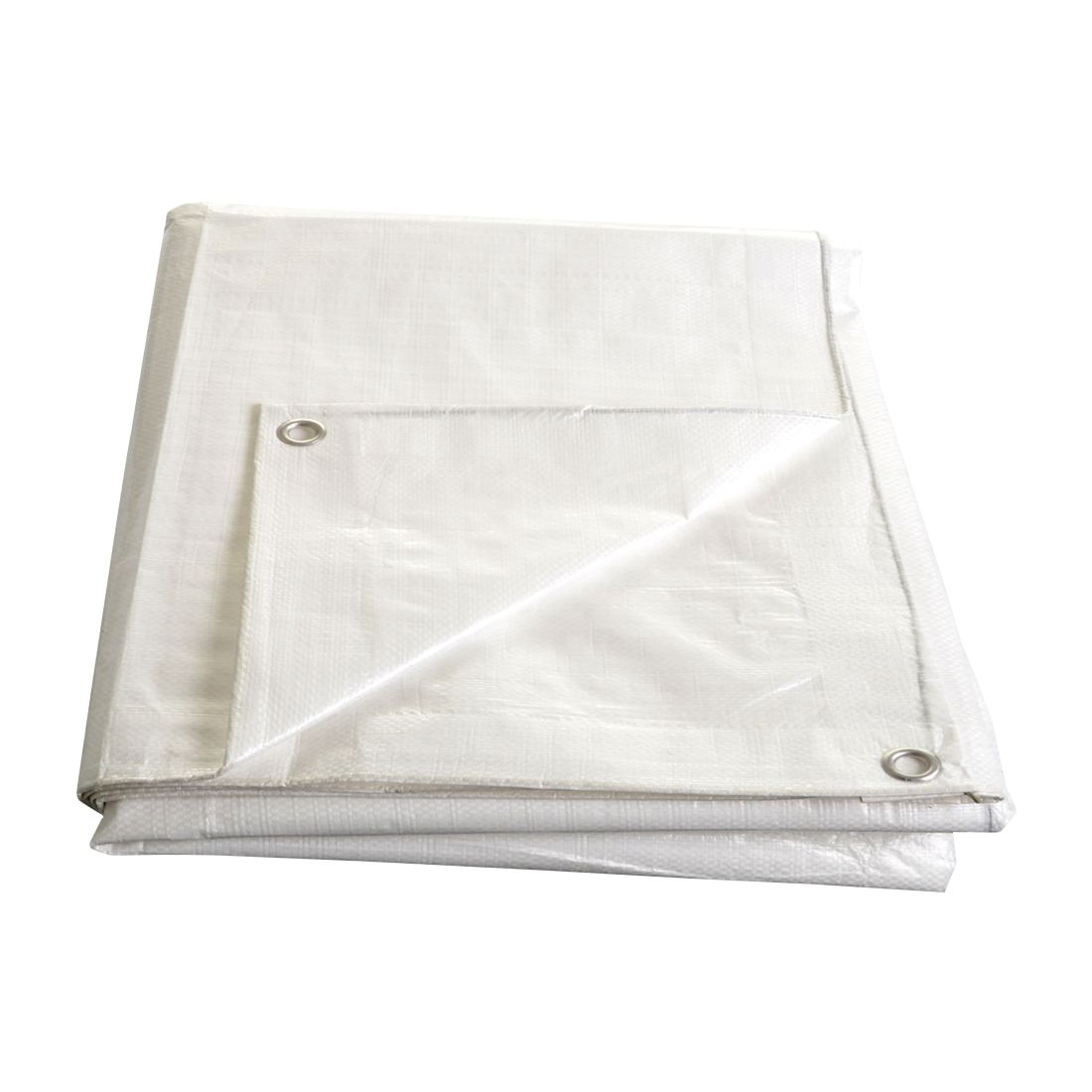 Plachta s oky 6 x 10m TRA/BÍ 140g/m2, kašírovaná MA764059