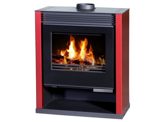 Krbová kamna VICTORIA Rubin Lux, červená HO3076