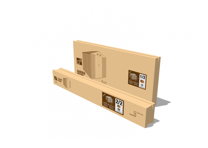 Zahradní domek GAH 884 - 277 x 319 cm, hnědý PE63900567 (obrázek 8)