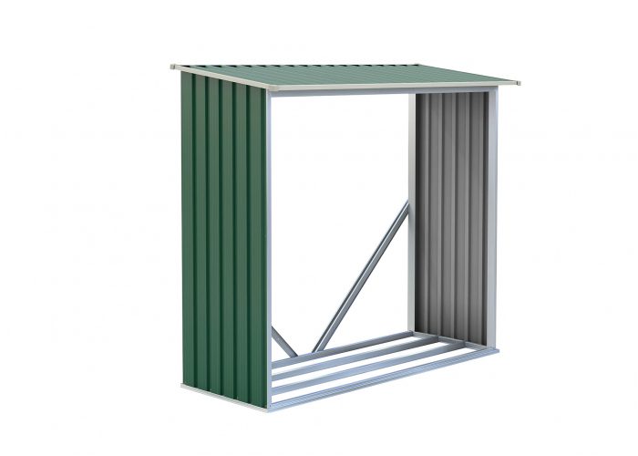 Přístřešek na dřevo  G21 WOH 136 - 182 x 75 cm, zelený