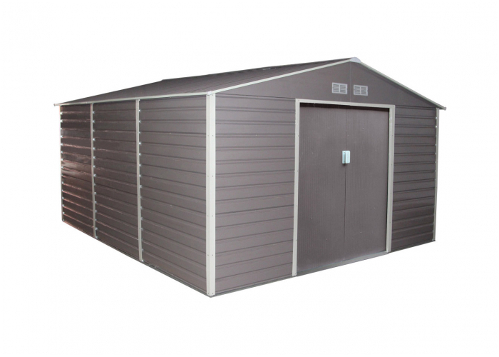 Zahradní domek G21 GAH 1300 - 340 X 382 cm, šedý PE63900581