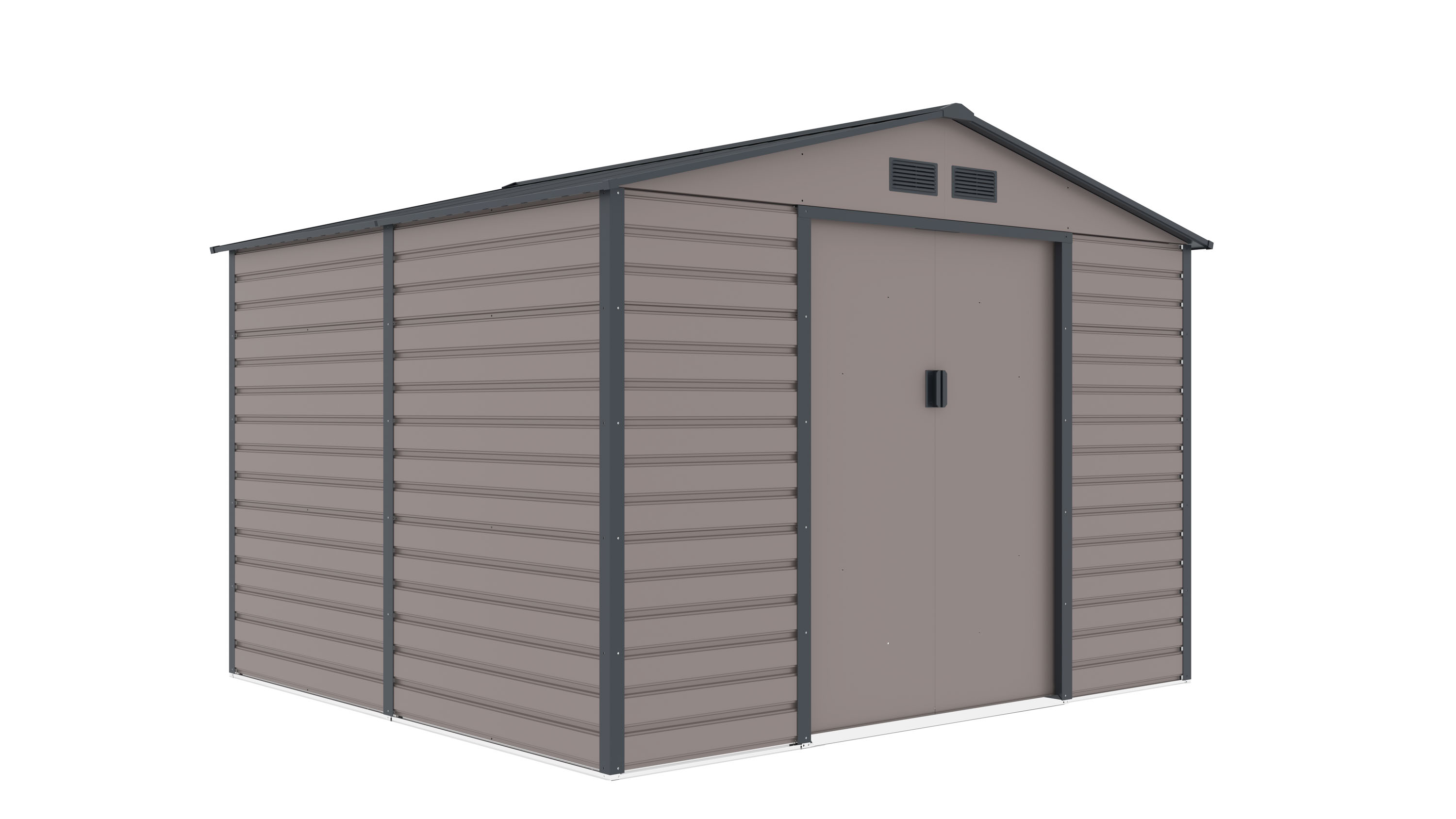 Zahradní domek G21 GAH 706 - 277 X 255 cm, šedý PE63900551