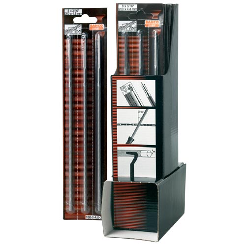 Pilník na řetězy kruh.sada BAHCO, 200/4.5 3díl. 168-8-4.5-3P MA611691