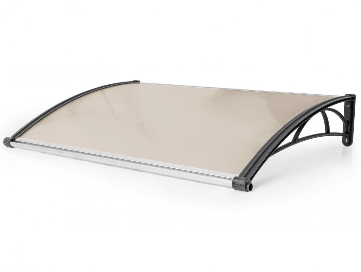 Vchodová stříška VALTELLINA 150 x 82 cm černá / bronz GU7315199