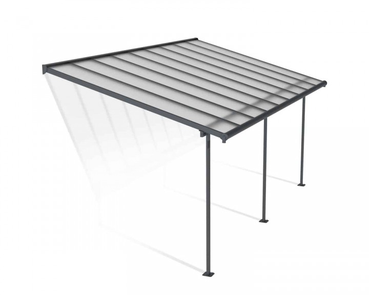 Hliníková pergola PALRAM Sierra 5400 antracit 3 x 5,46 GD703122 (obrázek 8)