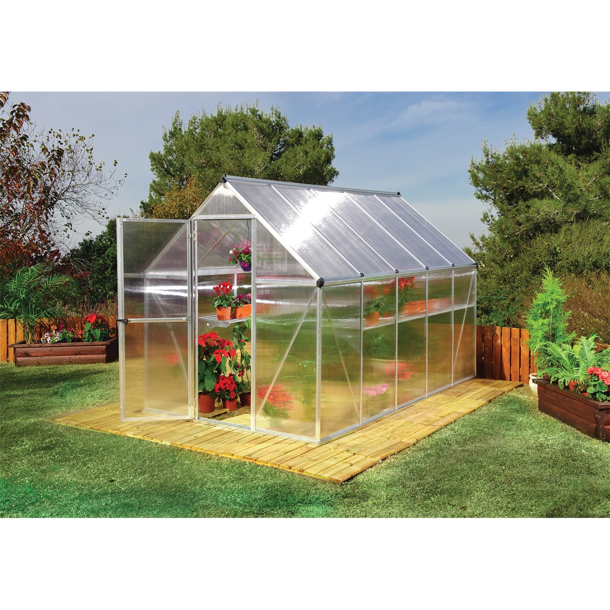 Palram Multiline 6x10 polykarbonát 185 x 306 x 209 cm 701631 (obrázek 5)
