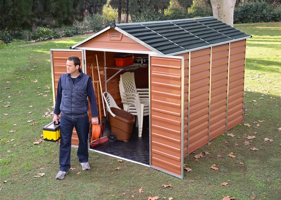 Zahradní domek Palram SkyLight 6x10 hnědý GD702921