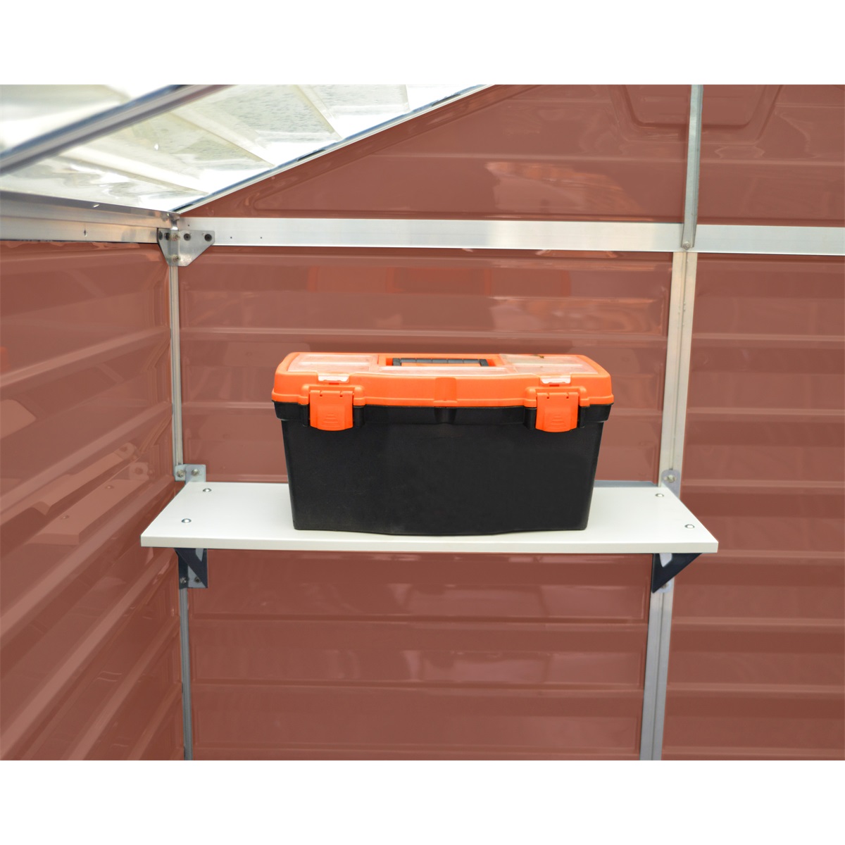 Zahradní domek Palram SkyLight 6x5 hnědý GD702396 - Obrázek 6