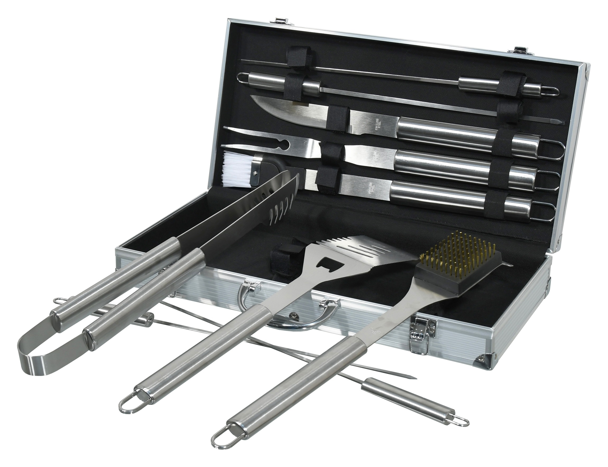 Grilovací nářadí sada 11ks ALU kufřík CT13105