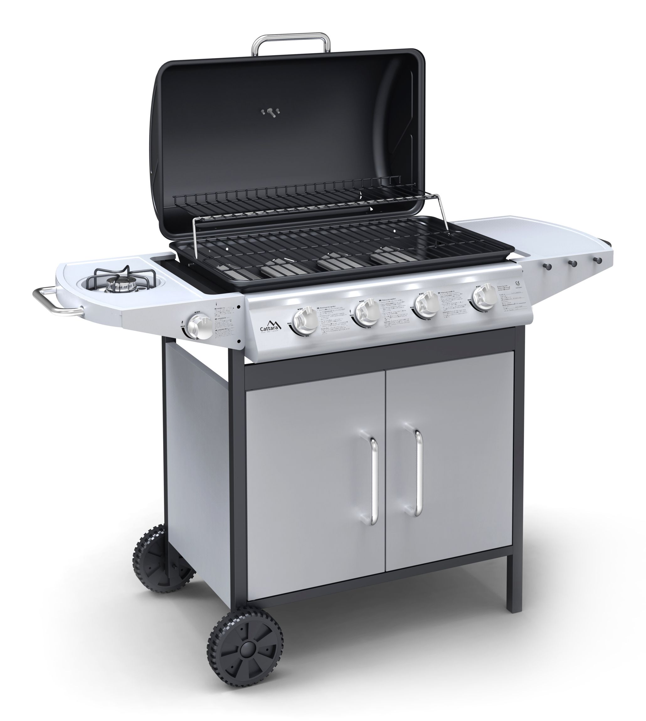 Gril MASTER CHEEF pojízdný – FLAME TAMER CT99BB004